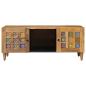 Preview: Couchtisch Natur 100 x 54 x 40 cm Massivholz Mango