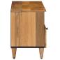 Preview: TV-Schränk mit Regal Natur 100 x 33 x 46 cm Massivholz Mango