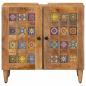 Preview: Waschbeckenschrank Natur 62 x 33 x 58 cm Massivholz Mango