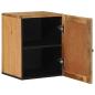 Preview: Badezimmer Hängeschrank Natur 38 x 33 x 48 cm Massivholz Mango