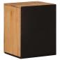 Preview: Badezimmer Hängeschrank Natur 38 x 33 x 48 cm Massivholz Mango