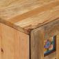 Preview: Badezimmer Hängeschrank Natur 38 x 33 x 48 cm Massivholz Mango