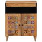 Preview: Sideboard Natur 60 x 33 x 75 cm Massivholz Mango