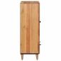 Preview: Highboard Natur 60 x 33,5 x 100 cm Massivholz Mango