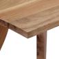 Preview: Esstisch 120 x 58 x 76 cm Massivholz Akazie