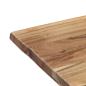 Preview: Esstisch 120 x 58 x 76 cm Massivholz Akazie
