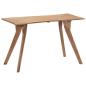 Preview: Esstisch 120 x 58 x 76 cm Massivholz Akazie