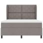 Preview: Boxspringbett mit Matratze Taupe 160 x 200 cm Stoff