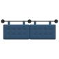 Preview: Hängendes Kopfteil Blau Stoff