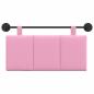 Preview: Hängendes Kopfteil Rosa Stoff