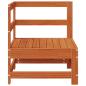Preview: Gartenecksofa Massives Kiefernholz Wachsbraun 62 x 62 x 70,5 cm