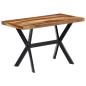 Preview: Esstisch 120x60x75 cm Massivholz Akazie