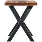 Preview: Esstisch 120x60x75 cm Massivholz Akazie