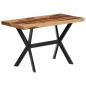 Preview: Esstisch 120x60x75 cm Massivholz Akazie