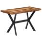 Preview: Esstisch 120x60x75 cm Massivholz Akazie