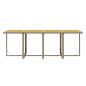 Preview: 13-tlg. Garten-Essgruppe mit Kissen Poly Rattan Beige