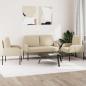 Preview: Sofagarnituren 3 stk. Creme Sperrholz