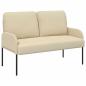 Preview: Sofagarnituren 3 stk. Creme Sperrholz