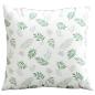Preview: Streupillows 4 stk. Polyesterstoff Blattmuster 60 x 60 cm