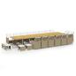 Preview: 21-tlg. Garten-Essgruppe mit Kissen Poly Rattan Beige