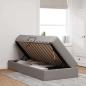 Preview: Aufbewahrungsbett mit Matratze Taupe 90 x 190 cm Polyester