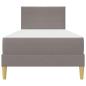 Preview: Bettrahmen Taupe 90 x 190 cm Polyester