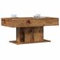 Preview: ARDEBO.de - Couchtisch Altholz-Optik 96 x 50 x 45 cm Holzwerkstoff