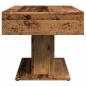 Preview: Couchtisch Altholz-Optik 96 x 50 x 45 cm Holzwerkstoff