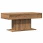 Preview: Couchtisch Artisan-Eiche 96x50x45 cm Holzwerkstoff