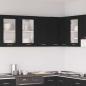 Preview: ARDEBO.de - Hängeschrank Schwarz Eichen-Optik 30x31x60 cm Holzwerkstoff