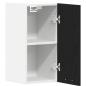 Preview: Hängeschrank Schwarz Eichen-Optik 30x31x60 cm Holzwerkstoff