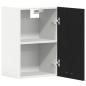 Preview: Hängeschrank Schwarz Eichen-Optik 40x31x60 cm Holzwerkstoff