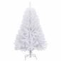 Preview: Künstlicher Weihnachtsbaum Weiß 150 cm PVC und Metall