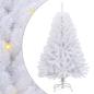 Preview: Künstlicher Weihnachtsbaum Weiß 150 cm PVC und Metall
