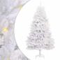 Preview: Künstlicher Weihnachtsbaum Weiß 270 cm PVC und Metall