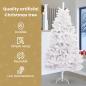 Preview: Künstlicher Weihnachtsbaum Weiß 270 cm PVC und Metall