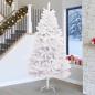 Preview: Künstlicher Weihnachtsbaum Weiß 270 cm PVC und Metall