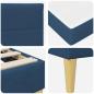 Preview: Bettrahmen Blau 180 x 200 cm Polyester