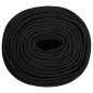 Preview: Bootsseil Schwarz 6 mm 25 m Polypropylen