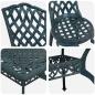 Preview: Garten Essgruppe 5 pcs Grün Aluminium