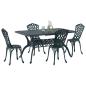 Preview: Garten Essgruppe 5 pcs Grün Aluminium