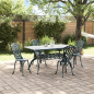 Preview: Garten Essgruppe 5 pcs Grün Aluminium