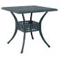 Preview: Gartentisch Set 3 pcs Grün Gussaluminium