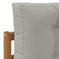 Preview: 2 stk. Outdoor-Sofagarnitur Massives Akazienholz und Polyester