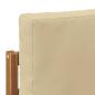 Preview: Outdoor-Sofagarnitur mit Kissen Natur und Beige 59 x 59 x 37 cm