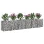 Preview: Gabionen-Hochbeet 2 stk. 300 x 50 x 60 cm Verzinkter Stahl
