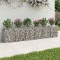 Preview: Gabionen-Hochbeet 2 stk. 300 x 50 x 60 cm Verzinkter Stahl