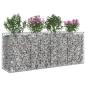 Preview: Gabionen-Hochbeet 2 stk. 200 x 50 x 80 cm Verzinkter Stahl