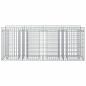 Preview: Gabionen-Hochbeet 2 stk. 200 x 50 x 80 cm Verzinkter Stahl