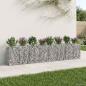 Preview: ARDEBO.de - Gabionen-Hochbeet 3 stk. 400 x 50 x 80 cm Verzinkter Stahl